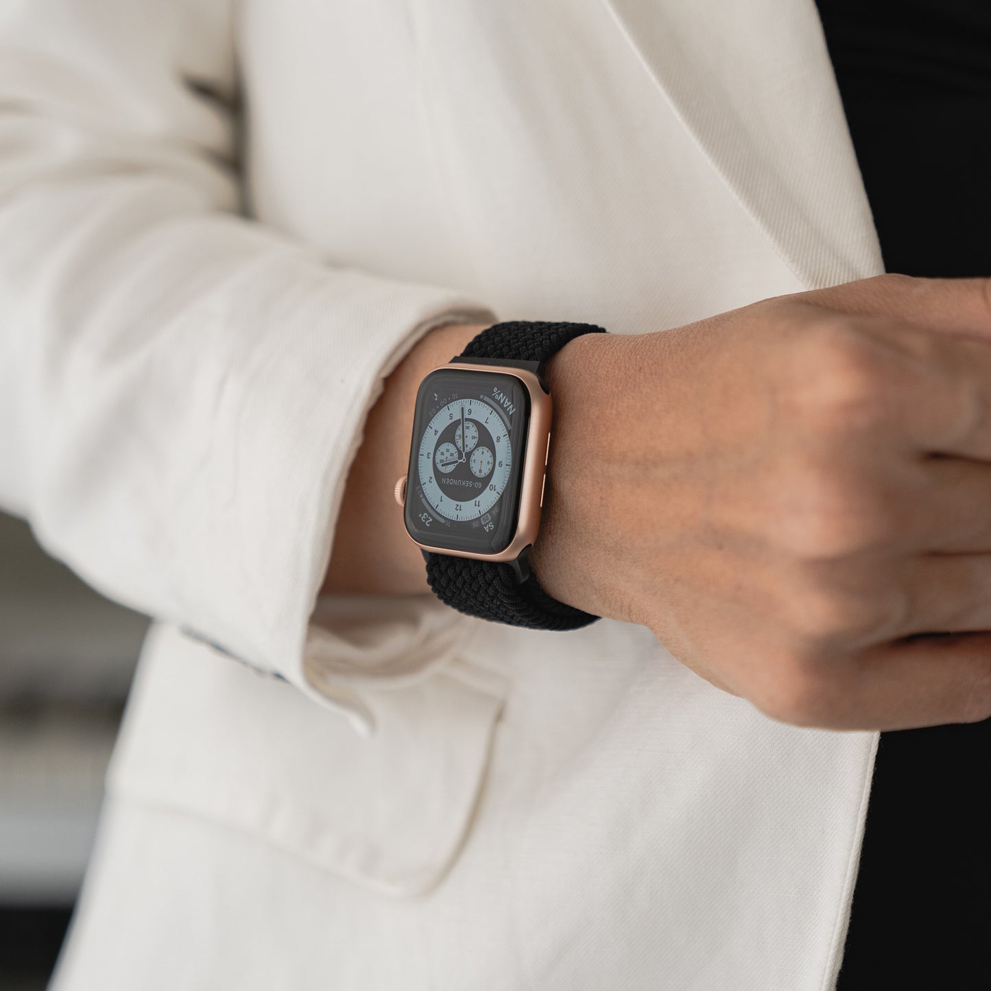 arktisband Geflochtenes Apple Watch Armband "Casual" mit Magnetverschluss