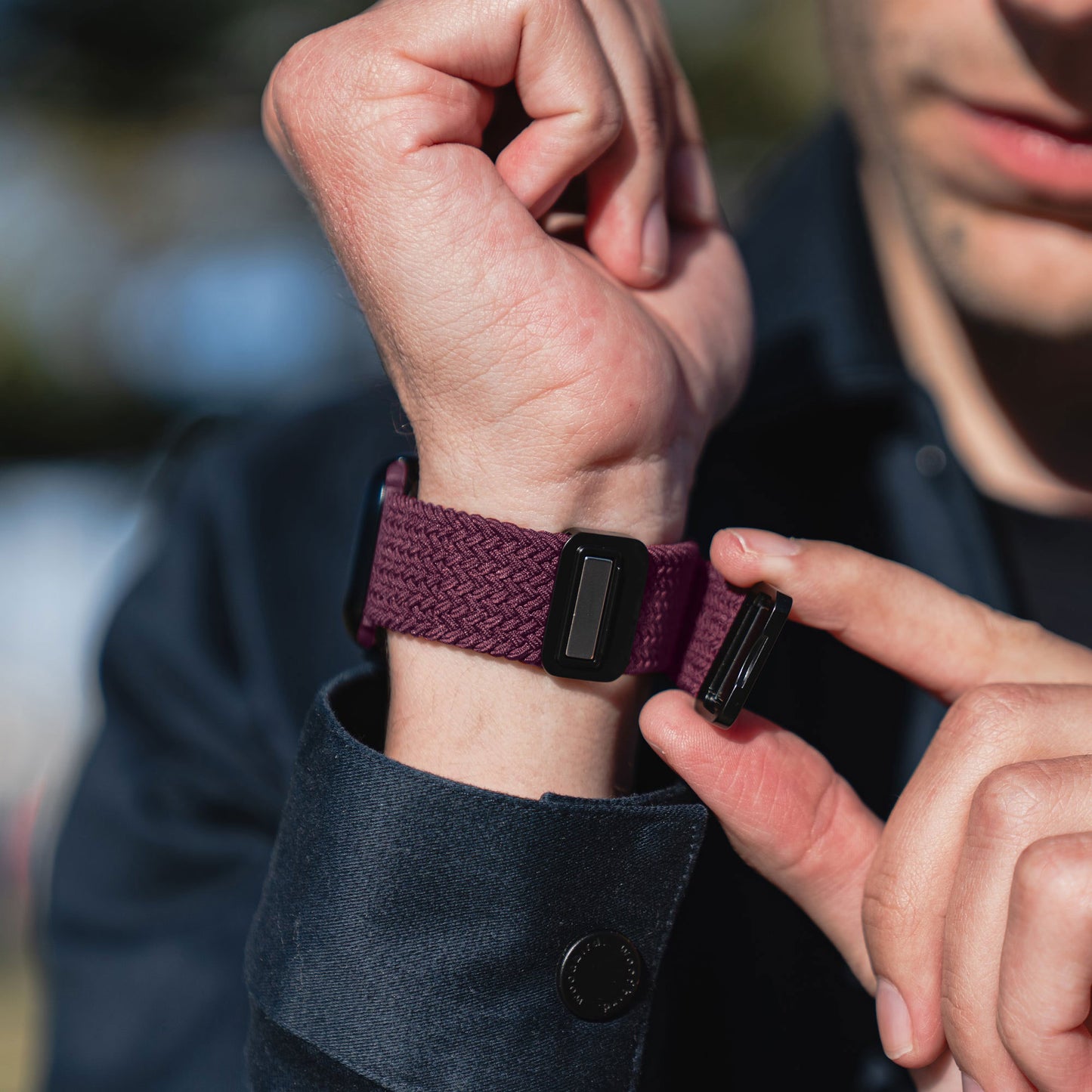 arktisband Geflochtenes Apple Watch Armband "Casual" mit Magnetverschluss