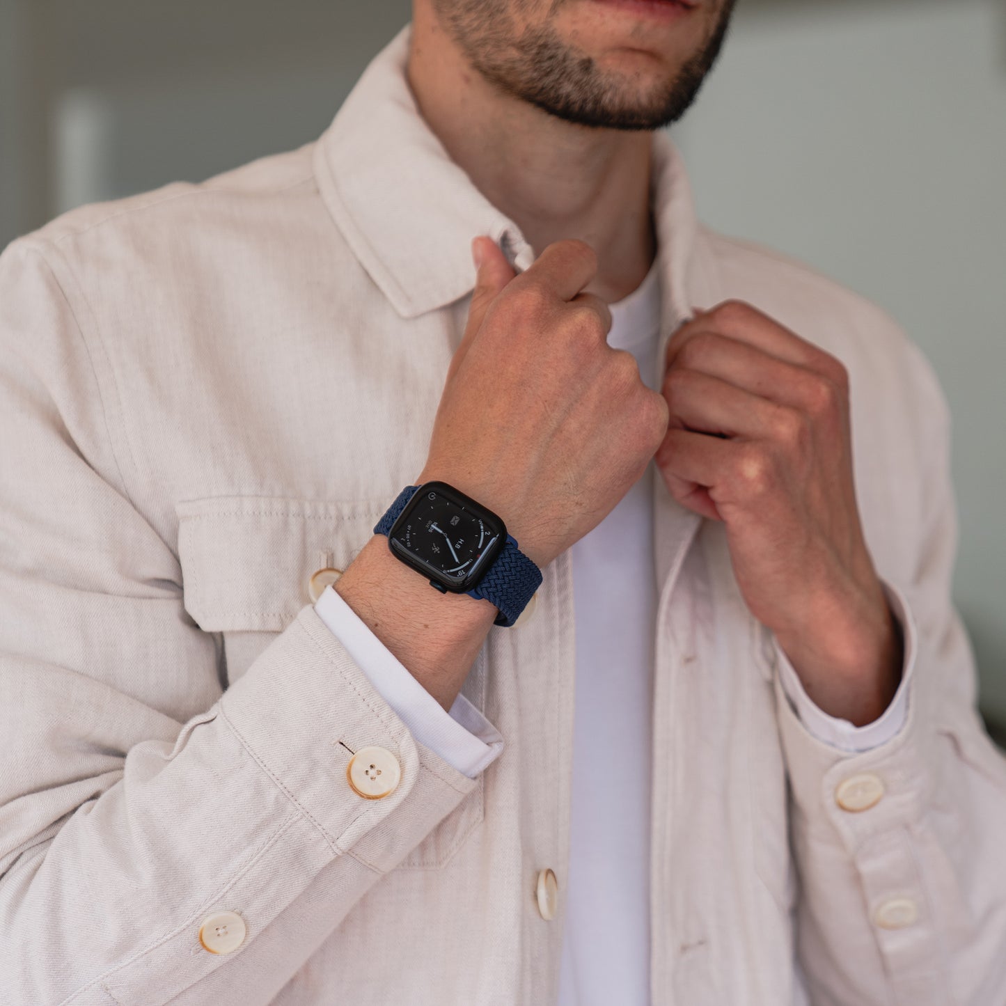 arktisband Geflochtenes Apple Watch Armband "Casual" mit Magnetverschluss