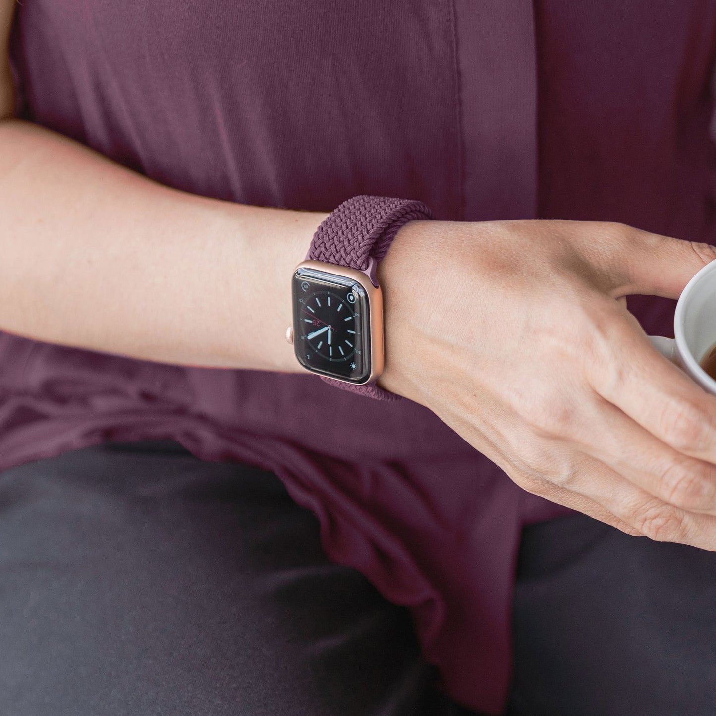 arktisband Geflochtenes Apple Watch Armband "Casual" mit Magnetverschluss