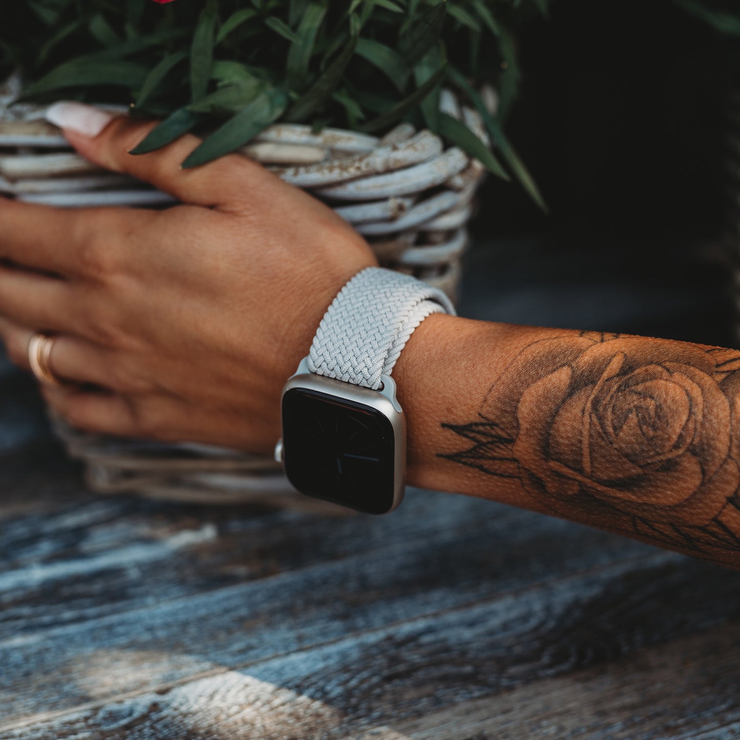 arktisband Geflochtenes Apple Watch Armband "Casual" mit Magnetverschluss