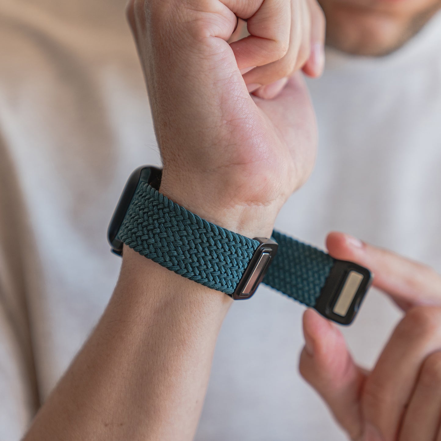 arktisband Geflochtenes Apple Watch Armband "Casual" mit Magnetverschluss