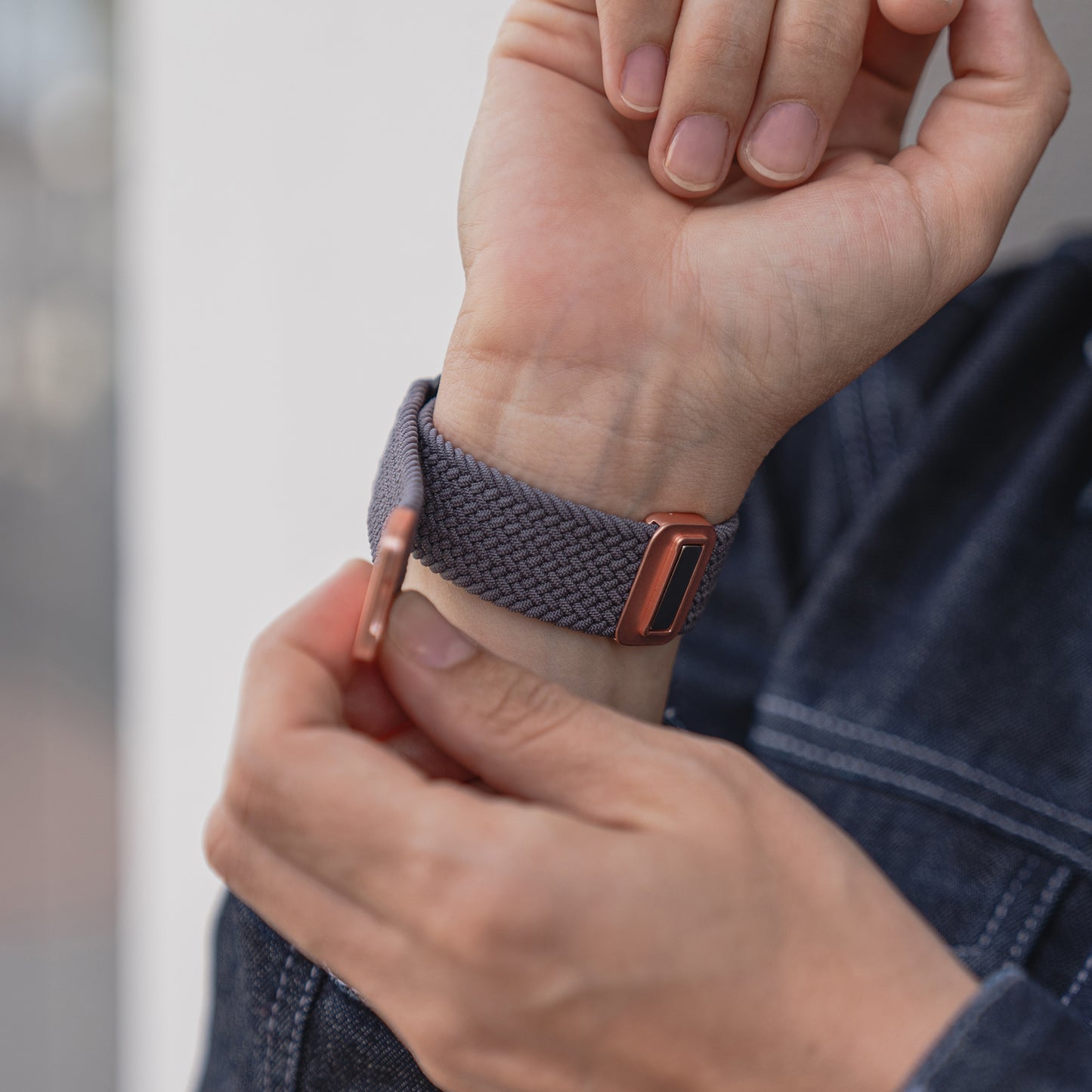 arktisband Geflochtenes Apple Watch Armband "Casual" mit Magnetverschluss