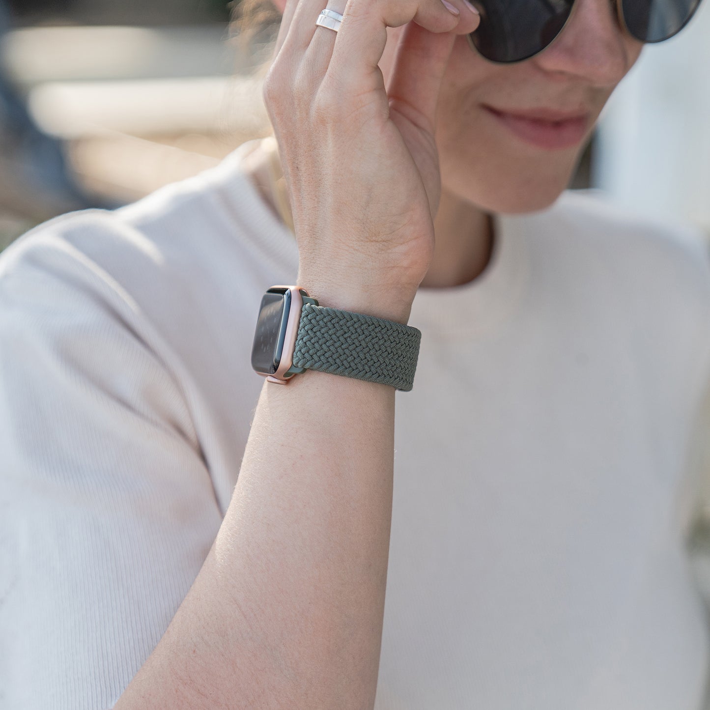 arktisband Geflochtenes Apple Watch Armband "Casual" mit Magnetverschluss