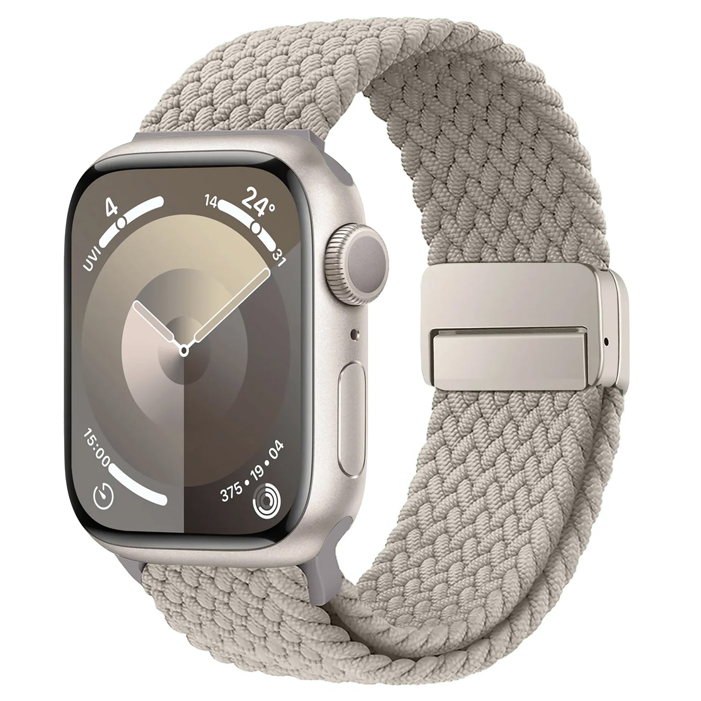 arktisband Geflochtenes Apple Watch Armband "Casual" mit Magnetverschluss