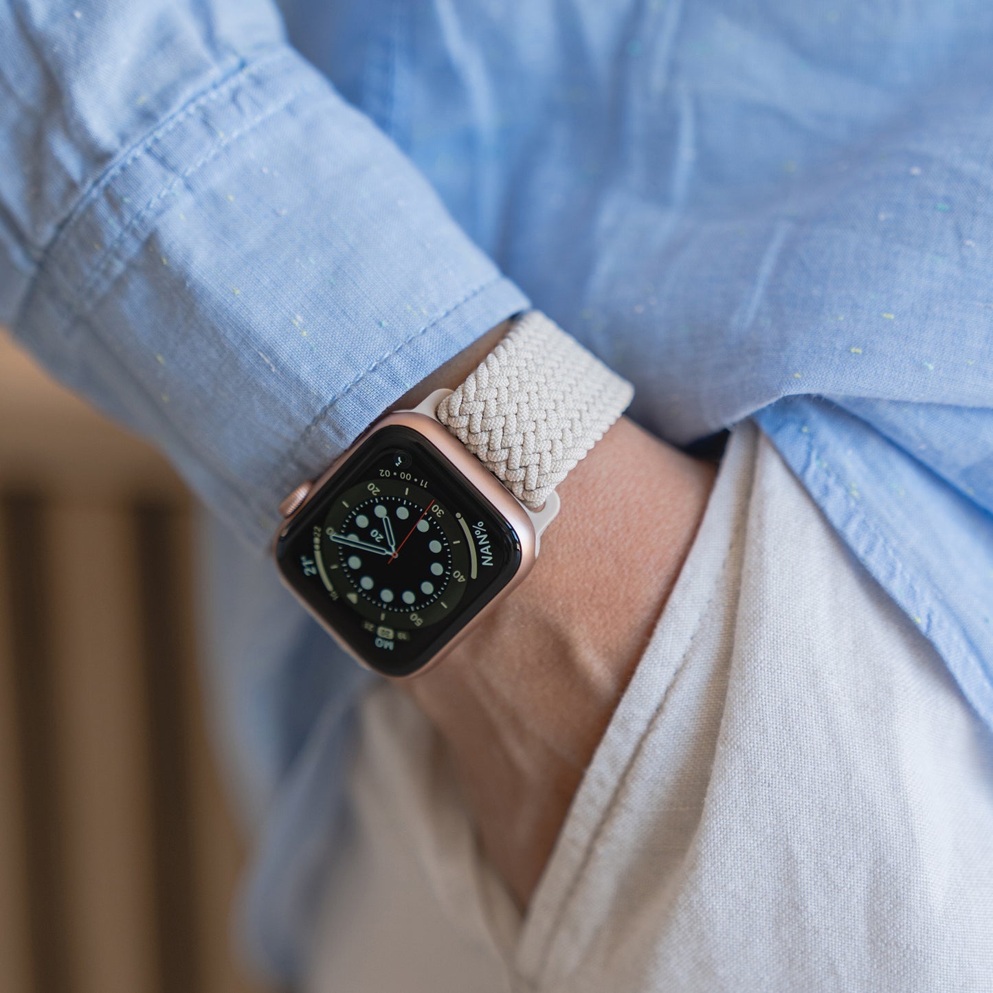 arktisband Geflochtenes Apple Watch Armband "Casual" mit Magnetverschluss