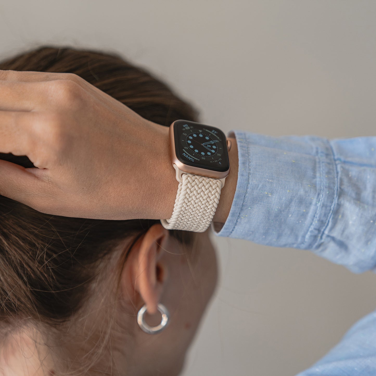 arktisband Geflochtenes Apple Watch Armband "Casual" mit Magnetverschluss