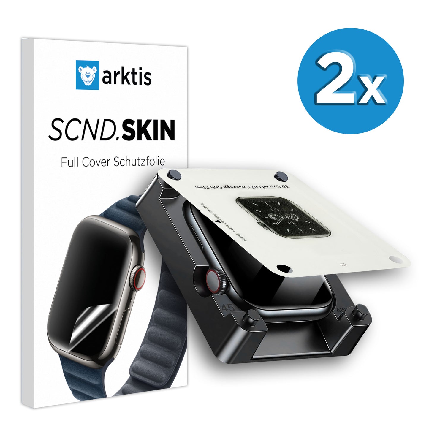 arktis SCND.SKIN Apple Watch Full Cover Schutzfolie