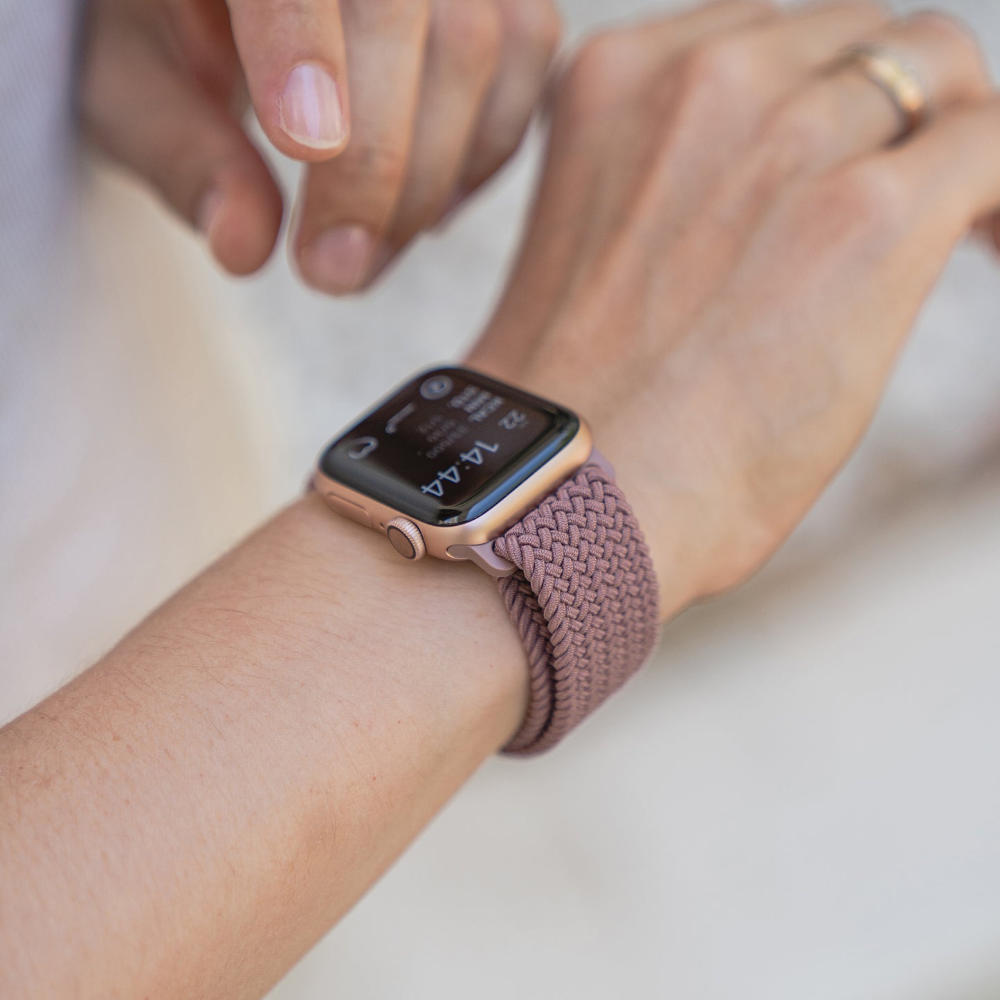 arktisband Geflochtenes Apple Watch Armband "Casual" mit Magnetverschluss