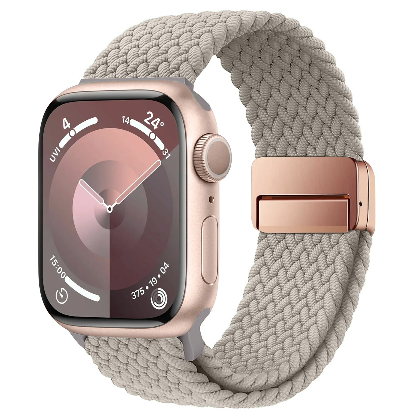 arktisband Geflochtenes Apple Watch Armband "Casual" mit Magnetverschluss