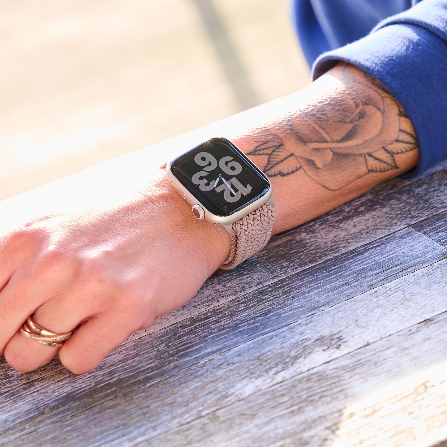 arktisband Geflochtenes Apple Watch Armband "Casual" mit Magnetverschluss