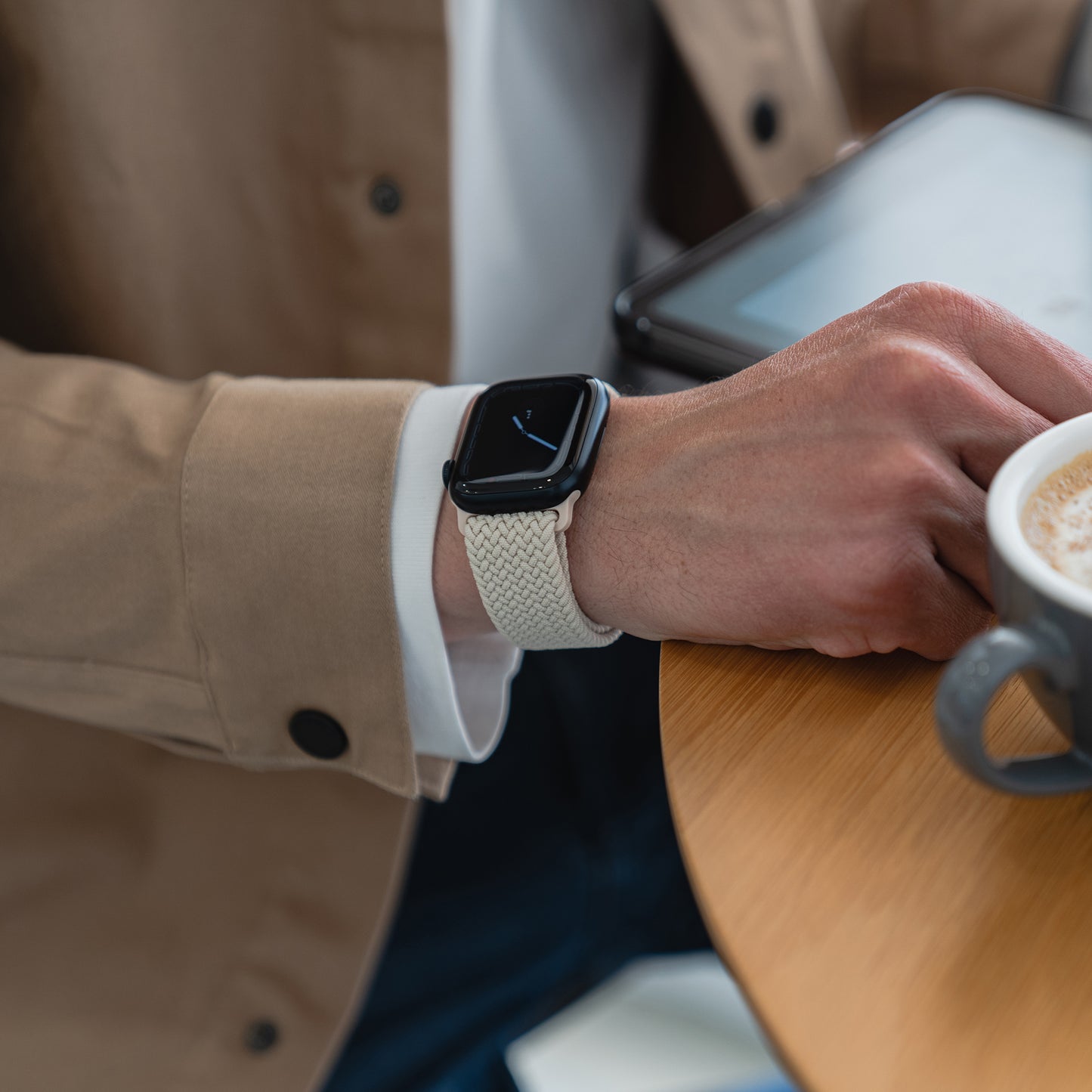 arktisband Geflochtenes Apple Watch Armband "Casual" mit Magnetverschluss