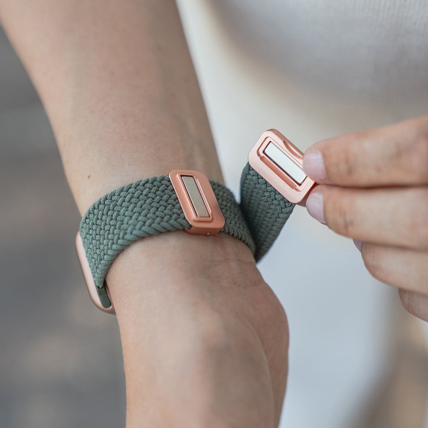 arktisband Geflochtenes Apple Watch Armband "Casual" mit Magnetverschluss