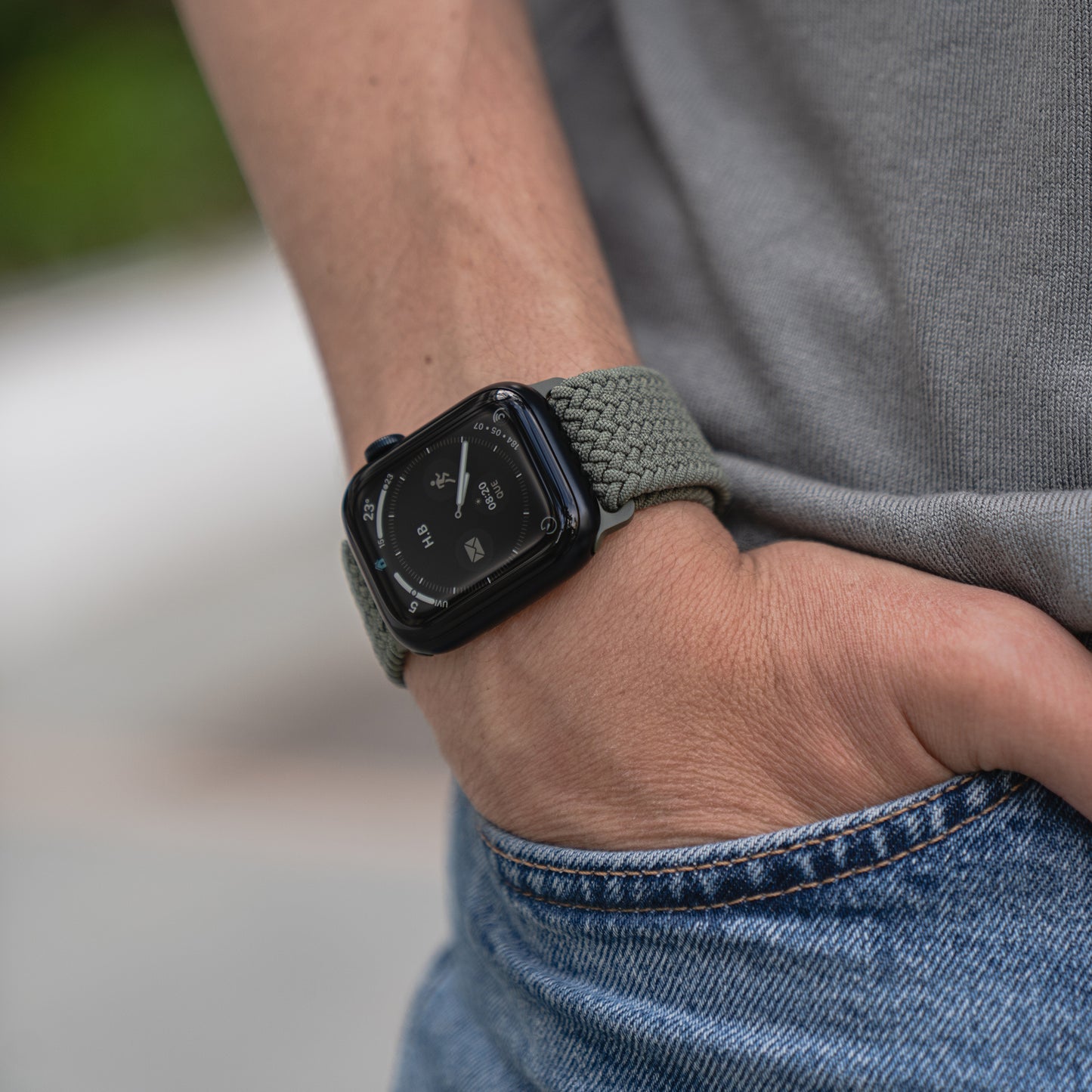 arktisband Geflochtenes Apple Watch Armband "Casual" mit Magnetverschluss