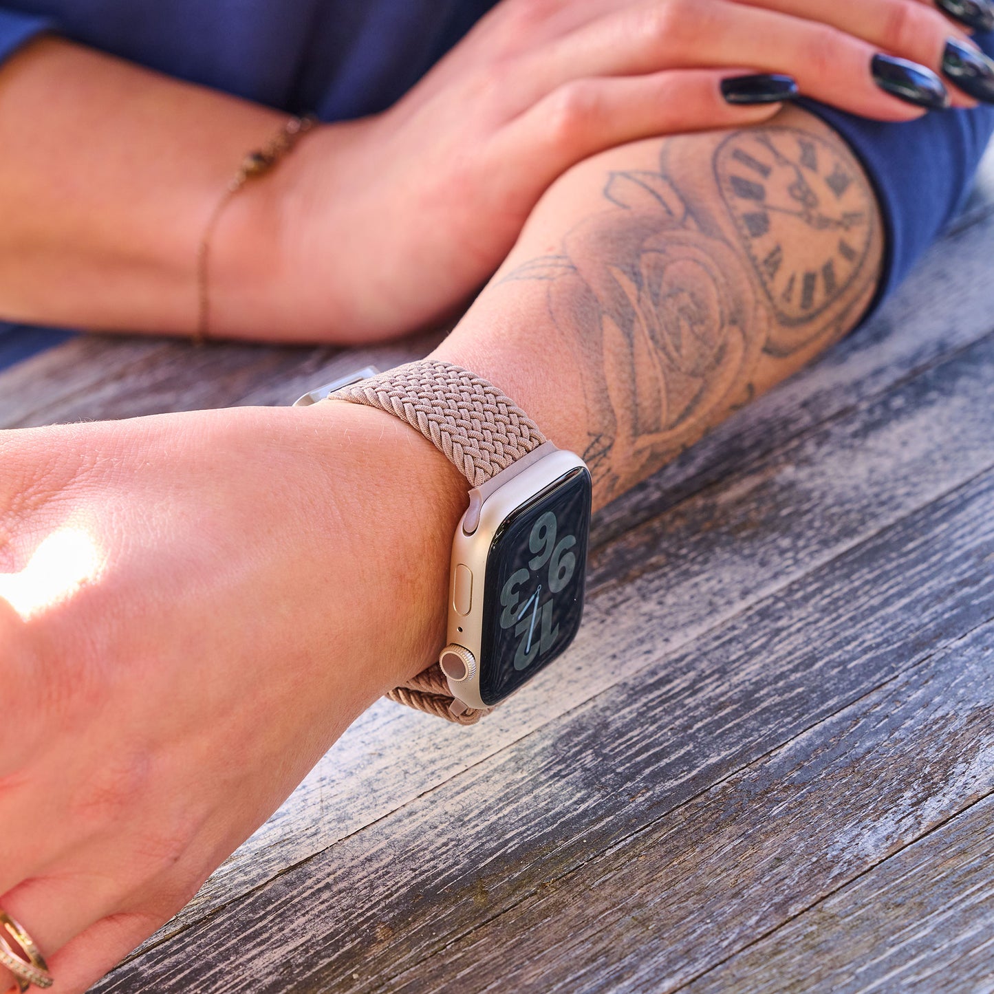 arktisband Geflochtenes Apple Watch Armband "Casual" mit Magnetverschluss