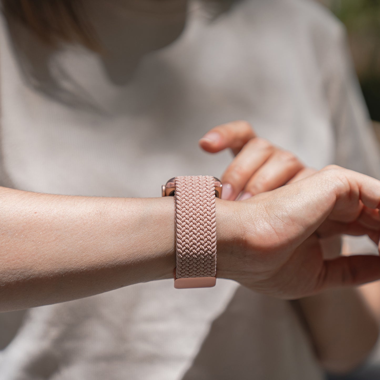 arktisband Geflochtenes Apple Watch Armband "Casual" mit Magnetverschluss