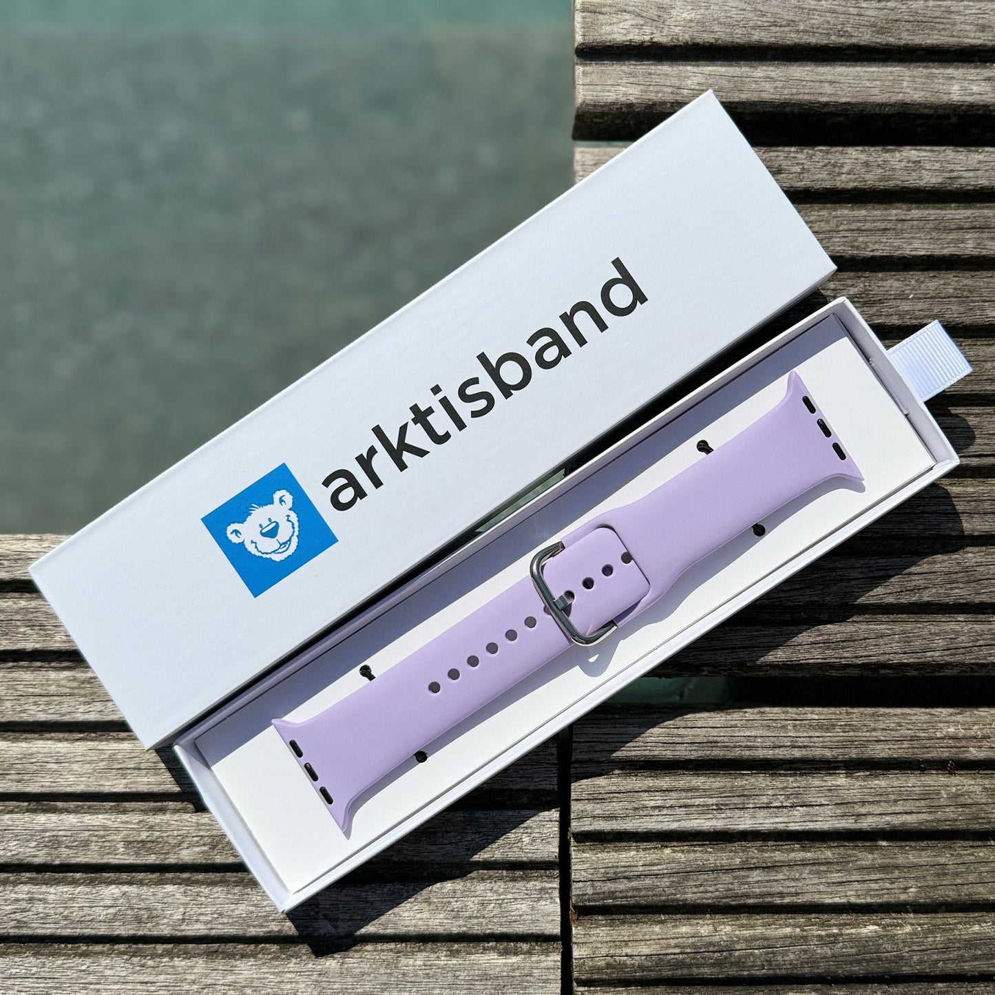 arktisband Apple Watch Silikonarmband "Aqua"