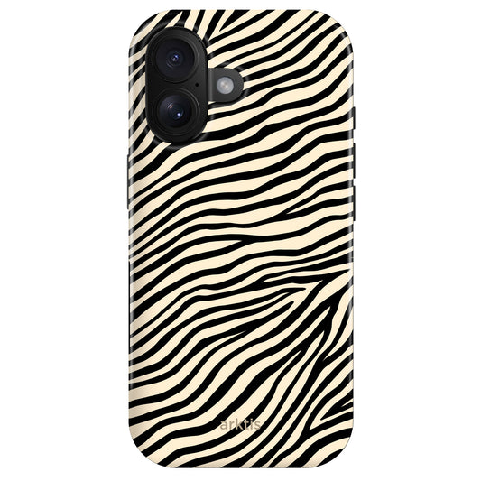 arktis iPhone 16 Plus Fashion Case - Zebra