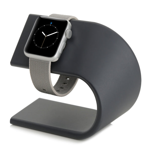 arktisband Aluminium Apple Watch Stander schwarz