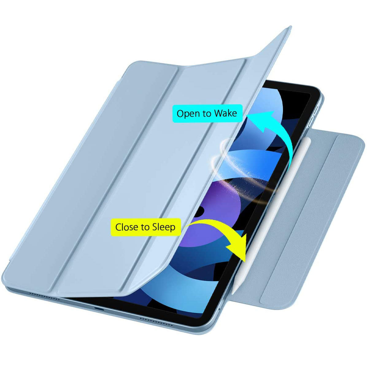 iCEO iPad Air 10,9 (2022/2020) magnetisches Smart Case 2.0